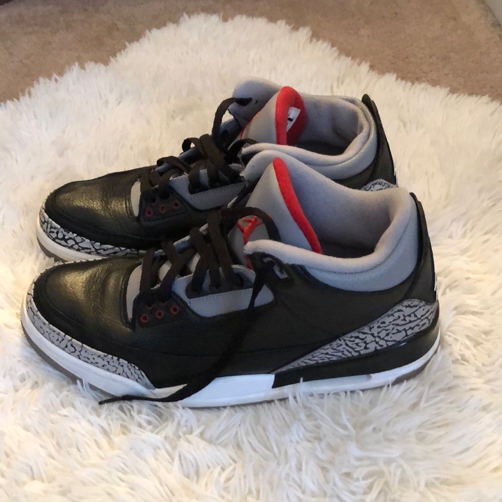 Jordan Retro 3 Cement Black